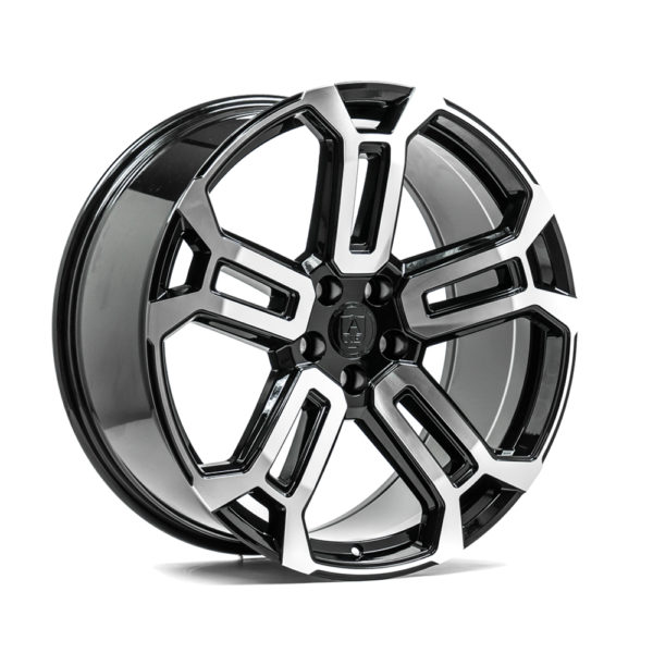 AXE EX36 vanne, 22x10 / 5x120 ET30 BLACK & POLISHED