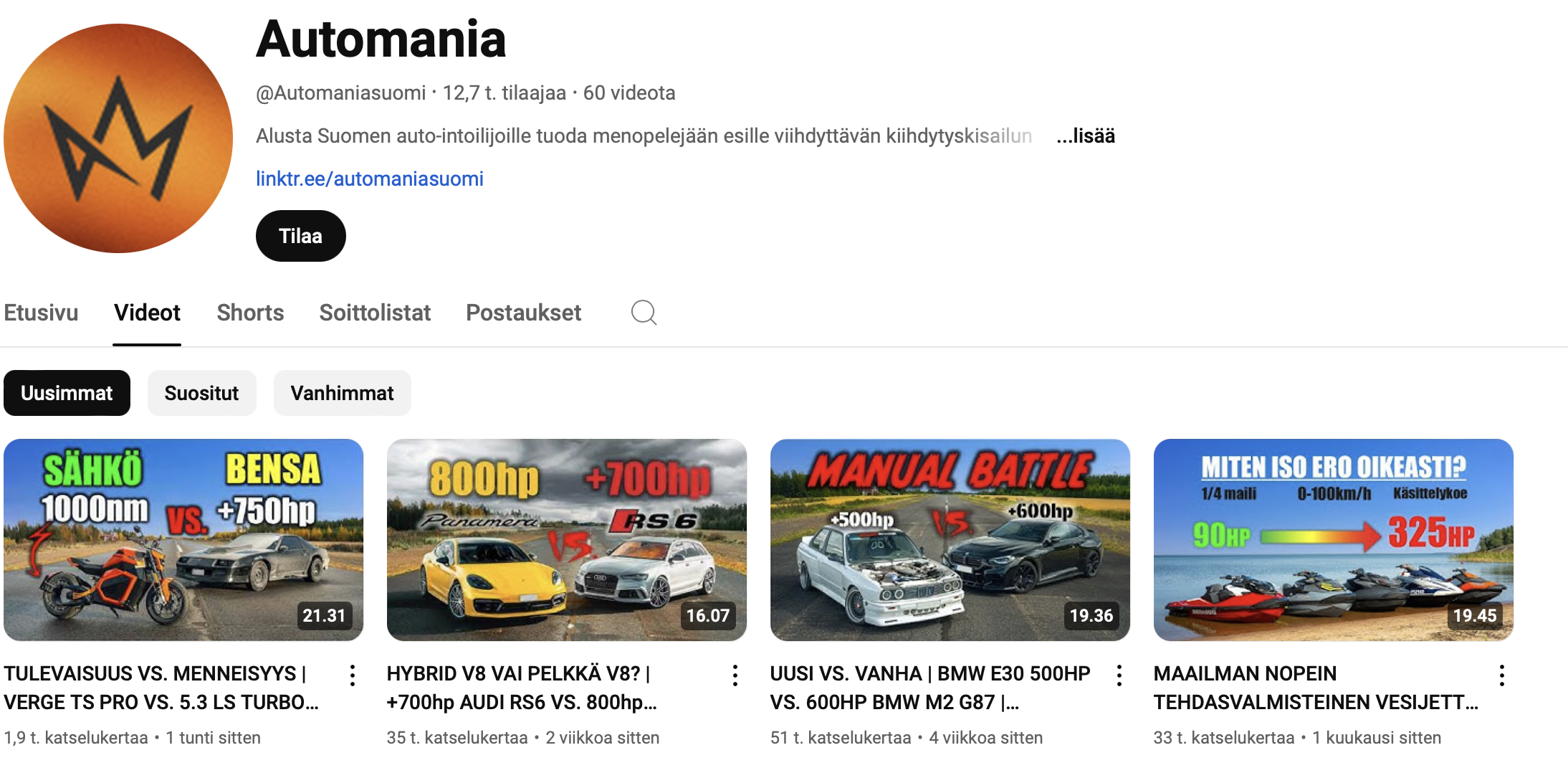 Automania Youtube