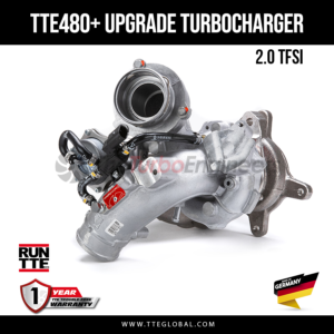 TTE480 turboahdin, Audi S3 8P / VW GOLF MK6 R (EA113 2.0TFSI)