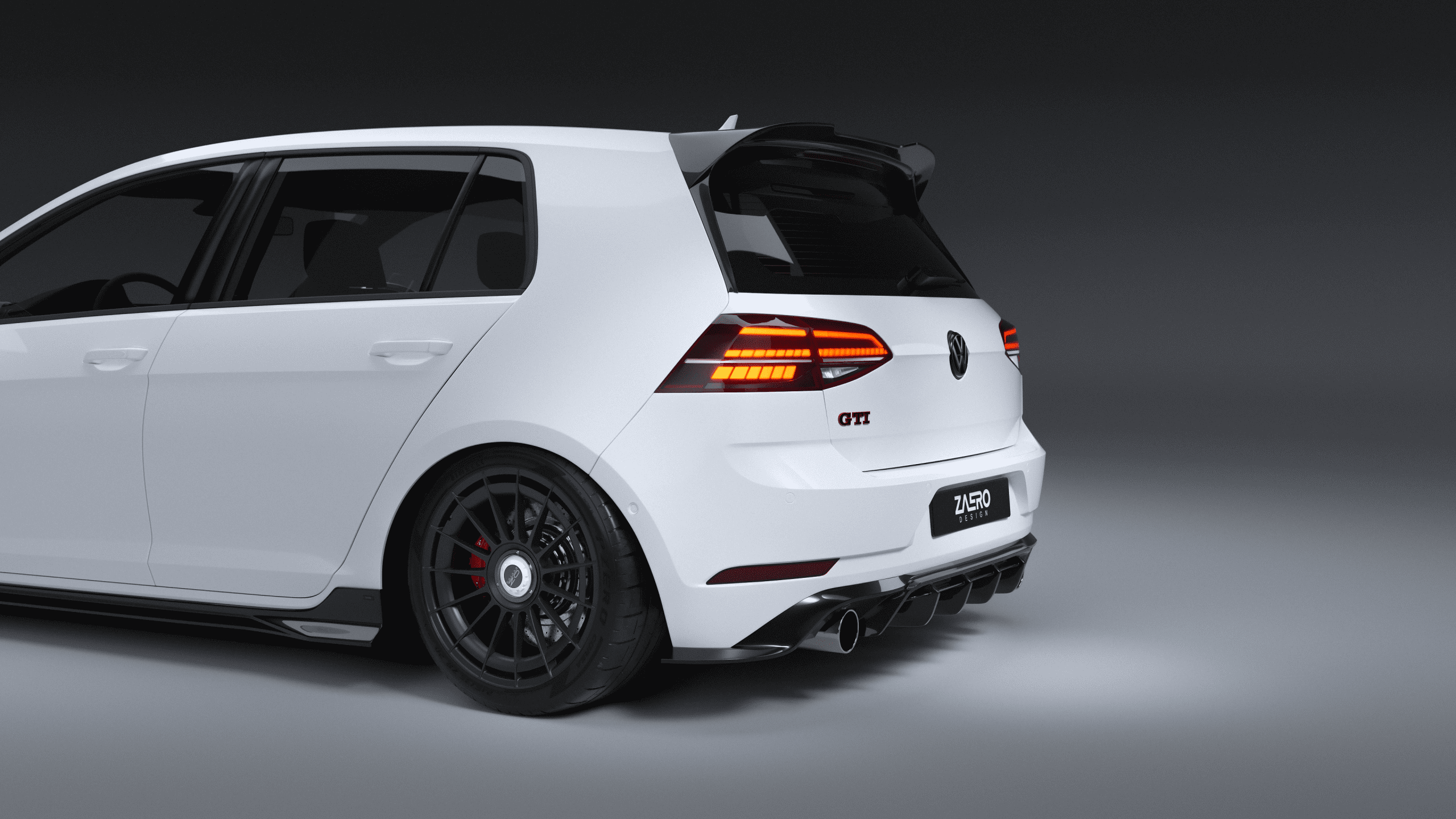 Volkswagen Golf MK7.5 GTI, Zaero Design EVO-1 rear diffuser - Futurez