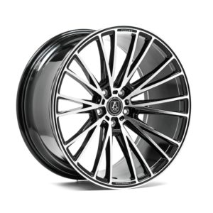 AXE CF2 vanne, 21x9 / 5x108 ET35 BLACK & POLISHED