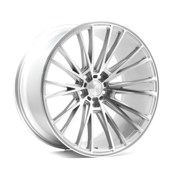 AXE CF2 vanne, 21x10.5 / 5x114.3 ET25 SILVER & POLISHED