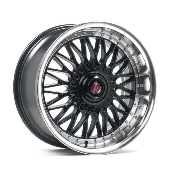 AXE EX10 vanne, 18x8 / 5x100 ET40 BLACK & POLISHED LIP