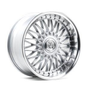 AXE EX10 vanne, 18x8 / 5x110 ET40 SILVER & POLISHED LIP