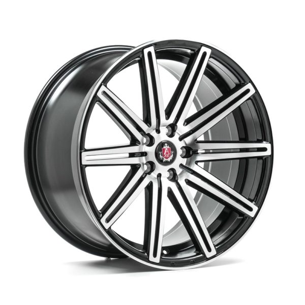 AXE EX15 vanne, 18x8 / 5x120 ET40 BLACK & POLISHED