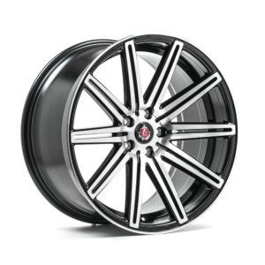 AXE EX15 vanne, 19x9.5 / 5x118 ET40 BLACK & POLISHED