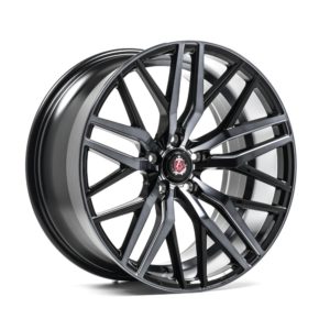 AXE EX30 vanne, 20x8.5 / 5x118 ET40 BLACK POLISHED FACE & TINTED