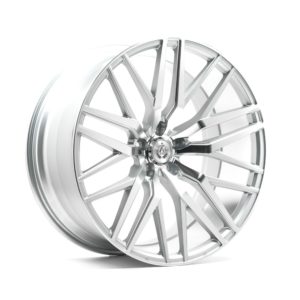 AXE EX30 vanne, 22x10.5 / 5x112 ET38 SILVER POLISHED FACE & BARREL