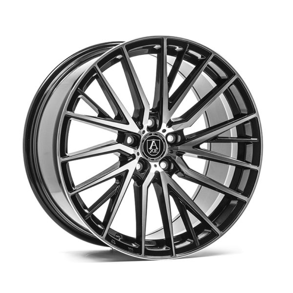 AXE EX40 vanne, 20x8.5 / 5x118 ET25 BLACK & POLISHED (No concave)