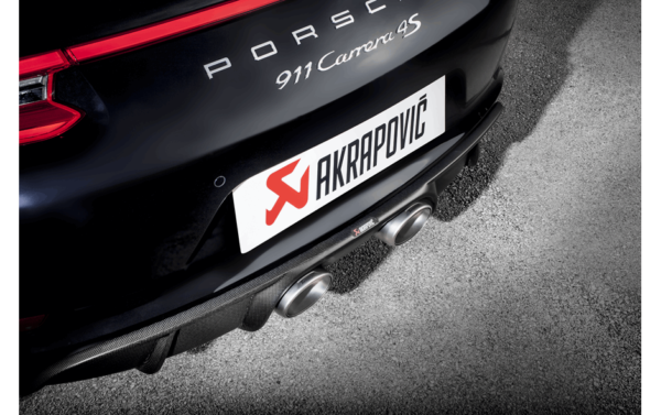 Porsche 911 Carrera /S/4/4S/GTS (991.2) (2016-2019) Akrapovic Hiilikuitudiffuusori (Matt)-3