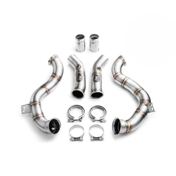 Downpipe (Race) MERCEDES W205 C63 AMG 4.0i V8 Bi-Turbo, RM Motors-6