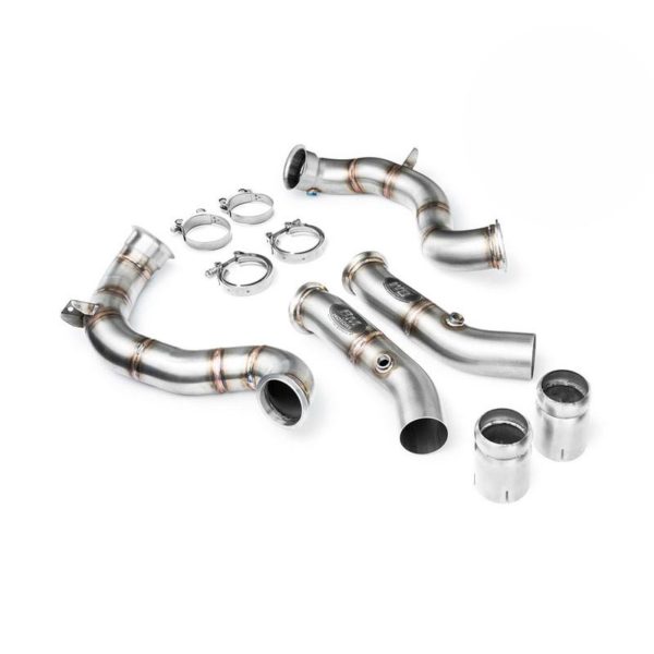 Downpipe (Race) MERCEDES W205 C63 AMG 4.0i V8 Bi-Turbo, RM Motors-7