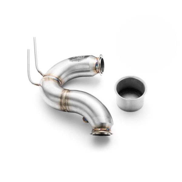 Downpipe (Race) (76mm) SEAT Leon Mk3 1.6, 2.0 TDI, RM Motors-2