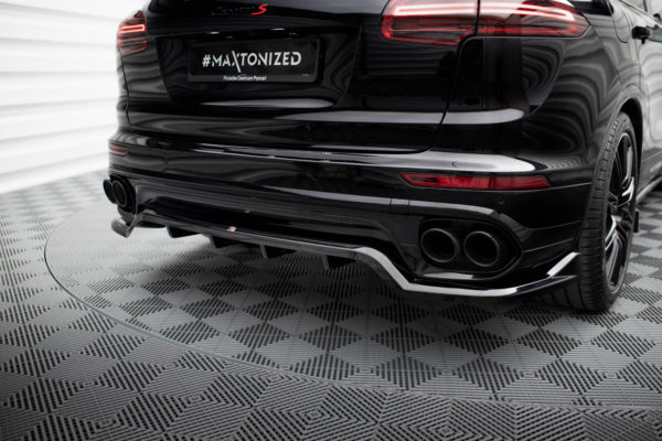 Maxton takadiffuusori pystyrivoilla, Porsche Cayenne Mk2 FL (2014-2018)-5