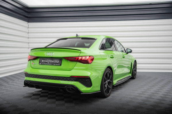 Carbon Fiber Takapuskurin sivulipat Audi RS3 Sedan 8Y-2