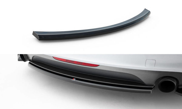 Central Rear Splitter for Audi TT S-Line 8J Facelift