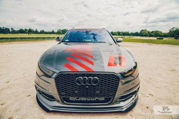 FRONT RACING SPLITTER AUDI A6 C7 S-LINE (2 splitters = 1 set)-2