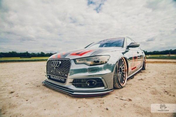 FRONT RACING SPLITTER AUDI A6 C7 S-LINE (2 splitters = 1 set)-3