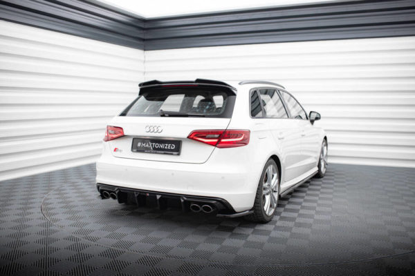 Rear Side Splitters Audi S3 Sportback 8V-2