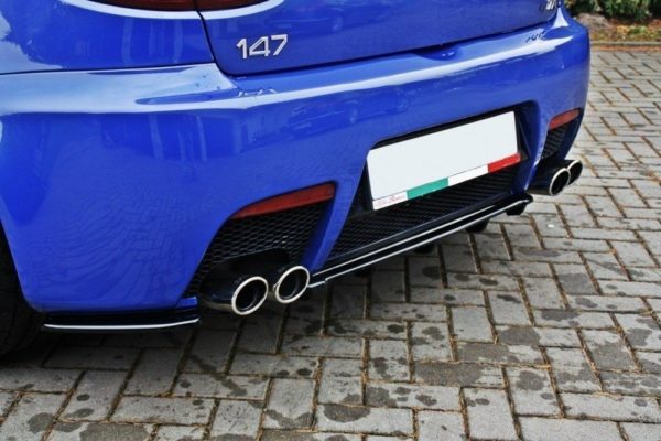 Rear Splitter ALFA ROMEO 147 GTA (w/ vertical bars)-2