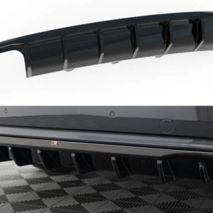 Rear Valance Audi A4 B8 Facelift (Single side dual exhaust version)