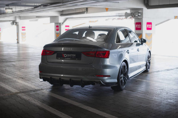 Street Pro Takapuskurin sivulipat Audi S3 Sedan 8V-3