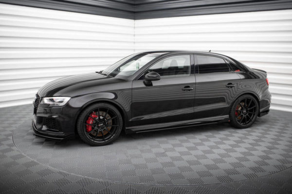 Street Pro Sivuhelman siivekkeet V.1 + lipat Audi RS3 Sedan 8V Facelift-2