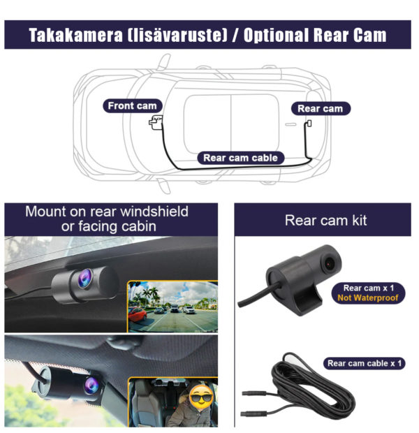 FitcamX autokamera, Ford Fusion 2019-2022-4