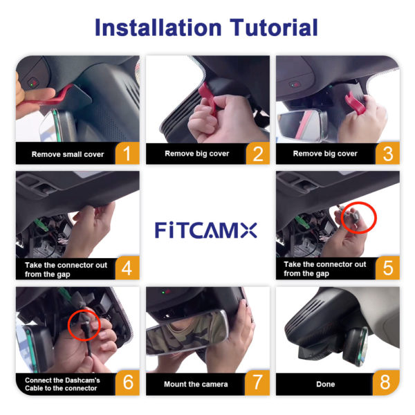 FitcamX autokamera, Smart #1 EV (2022-2024)-3